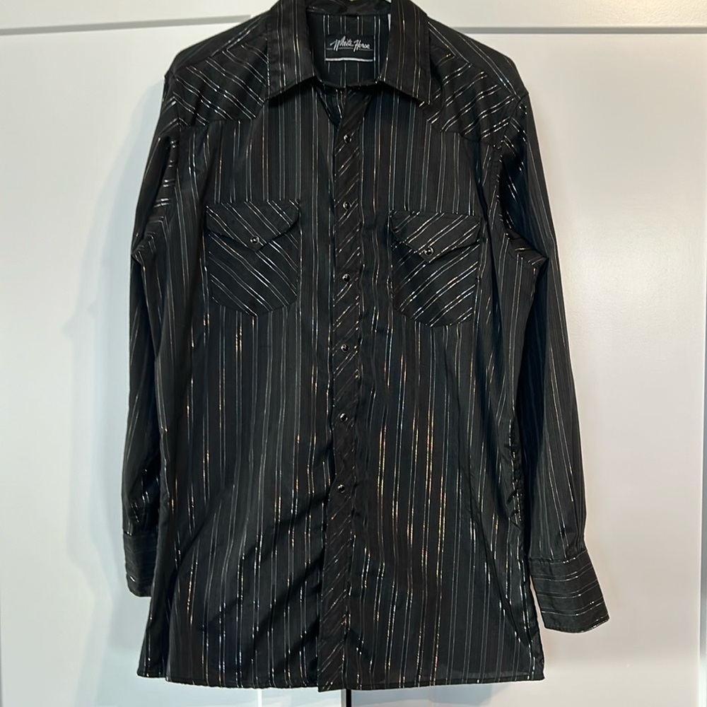 Men’s snap button western shirt